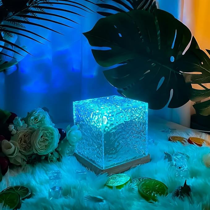 LED 3D Ocean Wave Projector Night Lamp