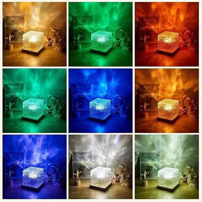 LED 3D Ocean Wave Projector Night Lamp